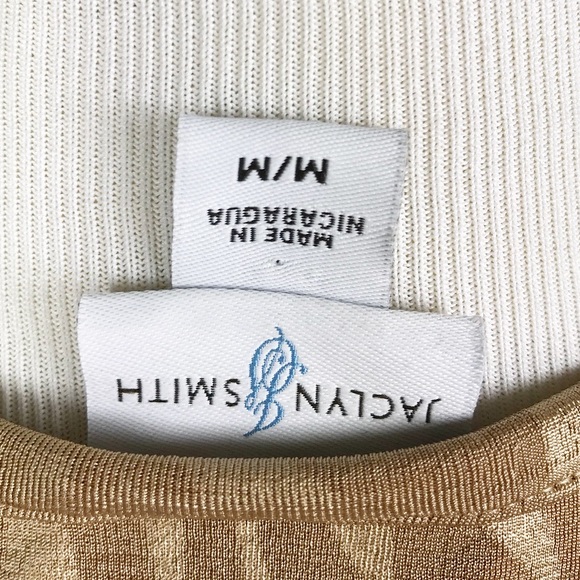 Jaclyn Smith Zebra Print Top A71 - Picture 6 of 6